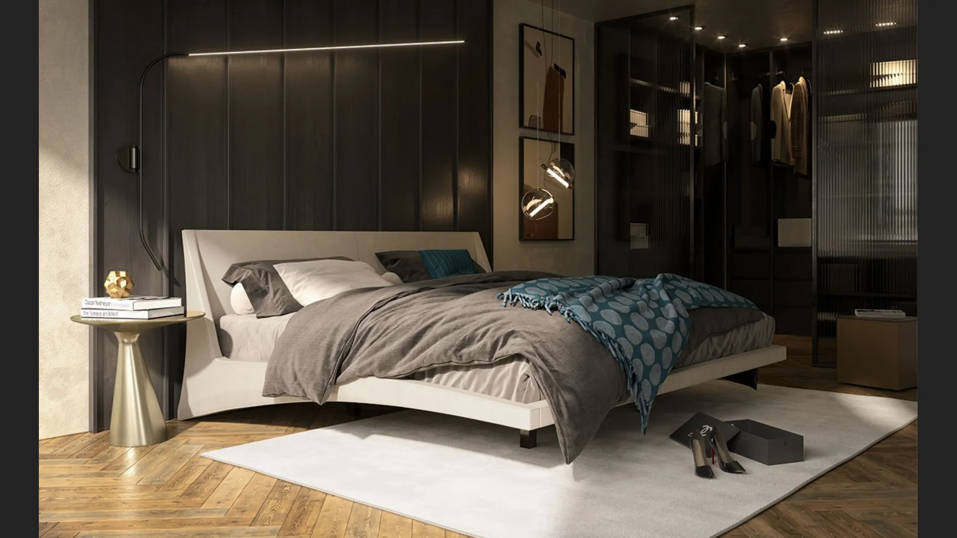 Letto di design Dylan di Cattelan Italia