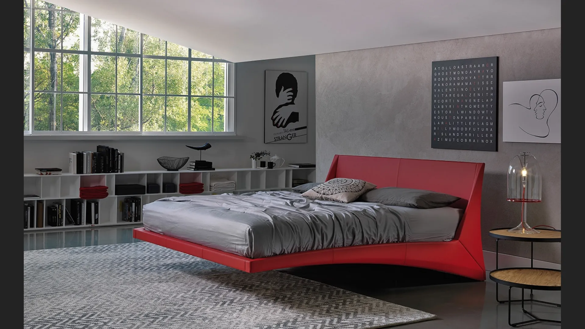 Letto di design Dylan di Cattelan Italia